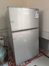 HYUNDAI（韩国现代）小冰箱迷你小型家用冷藏冷冻宿舍出租房办公室双开门二门电冰箱节能省电 68L银【店铺爆款+节能省电】 实拍图