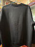 优衣库合作款男装女装宽松卫衣长袖运动衫休闲上衣481040 482310 481040/09黑色 3XL 实拍图
