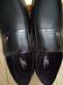 卡帝乐鳄鱼（CARTELO）套脚头层牛皮商务休闲鞋男士圆头低帮爸爸鞋皮鞋男1068 黑色 38 实拍图