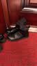金利来（Goldlion）女鞋圆头中跟加绒保暖靴子短靴女切尔西靴66214000701R黑色绒里38 实拍图