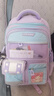 COOLBABY库洛米挂件书包小学生儿童书包护脊减负女孩1-3年级双肩背包痛包 实拍图