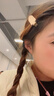 无痕发夹女新款侧边前额刘海夹卡子化妆发卡高级感鸭嘴夹子头饰品 咖色系3个装 实拍图