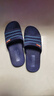 回力拖鞋男女款防滑凉拖居家浴室户外穿沙滩厚底耐磨HL3523-1兰色43码 实拍图