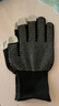 钓鱼手套三指可触屏耐磨手套户外搬货干活男士春秋骑车骑行运动女 活动款触屏手套-黑色-1双 无规格 实拍图