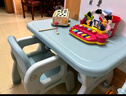 幼贝臣儿童桌椅套装幼儿园宝宝学习写字桌子玩具游戏桌元旦节新年礼物 实拍图