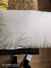 京东京造五星级酒店羽绒枕头 优质白鹅绒蓬松柔软成人男女枕芯  单只中枕 实拍图