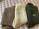 猫人3双装35%羊毛袜子男士袜子男冬季加厚保暖袜男毛圈袜睡眠袜男 实拍图