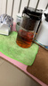 尚明（SAMADOYO）玻璃内胆飘逸杯茶水分离懒人泡茶壶一键过滤泡茶神器家用茶具套装 单壶700ml 实拍图