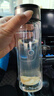 【京东物流配送】高硼硅双层玻璃杯大容量泡茶杯水杯子茶水分离杯 【双层加厚】茶杯350ml1只 实拍图