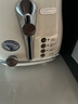 德龙（Delonghi）面包机 复古家用小型吐司机快速复烤面包片 多档加热解冻三明治早餐多士炉CTO2003.VBG 奶油白礼物 实拍图