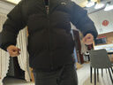 贵人鸟两面穿棉服男士棉袄冬季棉衣厚外套面包服男女情侣款 黑色 L  实拍图