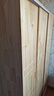福霜【包安装】全实木衣柜家用卧室推拉门收纳柜子移门原木风大衣橱 120宽50深180高 (原木无漆)纯实木无贴皮 实拍图