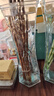 呈爱透明玻璃花瓶简约加高贵竹百合水培绿萝植物富花瓶客厅插花摆件 加高30cm六角（竹叶图案） 高30厘米 实拍图