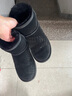 意尔康女靴雪地靴女冬季厚底加绒加厚保暖棉鞋百搭中筒短靴妈妈棉靴子 黑色 加绒 【靴筒羊毛内里】 35 实拍图