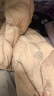 坦博尔泡芙羽绒服女短款可脱卸帽秋冬保暖厚外套TB5530520D松露橘粉155 实拍图