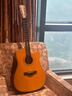 BROOK 布洛克v12吉他单板民谣吉他面单木吉他初学者乐器 41英寸复古色缺角V12G-DCM 实拍图