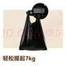 京东京造 背心式垃圾袋45*60cm*300只 8μ0.8丝 手提厨房家用加厚袋中号 实拍图