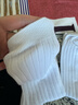 文科生长袜男纯色黑色白色男士袜子春秋商务简约中筒袜透气吸汗白领西装袜 抽条男中筒3黑2白 均码 实拍图