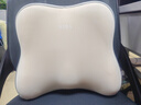 尼拉腰靠腰枕办公室护腰久坐神器靠背椅子座椅工位腰托靠腰垫腰垫靠垫 升级面料【灰白】腰靠1个 实拍图