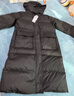 森马（Semir）90绒羽绒服女长款收腰显瘦冬季宽松连帽三防厚外套101724113055 实拍图