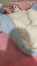 红豆A类正宗新疆棉花被子棉花被芯无异味加厚单双人家用宿舍春秋冬被 白蓝【真A类-正宗新疆棉花被】 150x200cm约8斤【加厚冬被】 实拍图