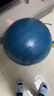 迪卡侬瑜伽球初学者普拉提球瑞士球GYPA中号-65厘米-蓝绿色-4135365 实拍图