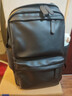 梵者休闲双肩包男潮流男士电脑包韩版高中学生书包男女潮牌旅行背包皮 实拍图
