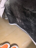 雅鹿冬季加厚牛奶绒床单单件法兰绒珊瑚绒毛毯被单单人加绒冬天1.5米2 深灰NS 单床单：200*230cm 实拍图