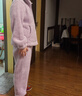 京东京造【10A抗菌】抗静电珊瑚绒睡衣女士睡衣保暖家居服情侣套装粉紫色M 实拍图