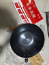 张小泉精铁旋压无涂层全灶具通用炒锅铁锅炒菜锅32cm C30650100 实拍图