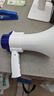 雅兰仕（EARISE） H11 扩音器无线大喇叭喊话器户外宣传录音手持扬声器便携式叫卖大声公可充电 白色 实拍图