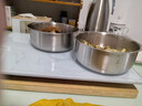 onlycook家用蒸蛋碗食品级304不锈钢蒸碗平底蒸蛋专用盅炖盅蒸盅-16cm 实拍图