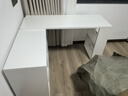 立太转角书桌学习桌写字桌子化妆桌梳妆台卧室L型电脑桌卧室书柜一体 140*120桌柜组合【加厚欧松板】 实拍图