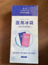 蓝洛医用冰袋350g粉蓝各1盒物理降温退热手术后扭伤运动冷敷重复使用 实拍图