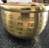 上善若水纯铜百福铜缸全聚宝盆摆件马年吉祥铜器纯铜聚财缸摆件全黄铜米缸 一缸金【百福款】150g 实拍图