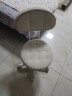 卓博凳子吧台椅升降椅美容凳滑轮凳转椅圆凳靠背椅子BTY03米白 实拍图