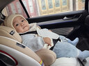 初婴贝儿童安全座椅汽车用0-4-12岁婴儿宝宝车载可坐可躺i-Size通风加热 悦享版金+通风加热+支撑腿+遮阳棚+175°躺 实拍图