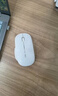 英菲克（INPHIC）M1二代无线蓝牙鼠标可充电办公轻音电量显示便携人体工学三模适用苹果惠普华为笔记本电脑ipad通用 【100%右手选这个+侧翼指托+光面】陶瓷白 实拍图