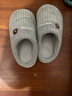 儿童棉拖鞋女童冬季2025新款男童防滑家用居家宝宝毛毛室内拖鞋 灰色 34/35码(适合脚长20cm) 实拍图