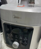 美的（Midea）沸腾浓香双模式小飞侠电压力锅0氟0涂层双胆高压锅5L智能预约家用煲汤4-6人煮饭煲E5825N 实拍图