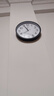 北极星（POLARIS）挂钟时尚创意客厅钟表静音简约石英钟30cm 2842黑色 实拍图