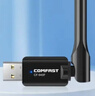 COMFAST WiFi6免驱动USB无线网卡台式机笔记本电脑外置无线WiFi接收器 高增益天线AX300 CF-940F 实拍图