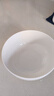 纯白陶瓷汤碗甜品碗沙拉碗新款陶瓷高档面碗家用碗直口大容量汤碗 纯白6英寸直口碗【4只装】 实拍图