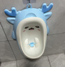 男宝宝小便器男孩小便斗尿盆儿童尿壶马桶挂墙式站立便池尿尿神器 小鹿小便斗 天蓝色 实拍图