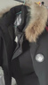 京东京造【进口极寒95鹅绒服】羽绒服男外套女冬季新款中长款 曜石黑 XL 实拍图