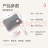 彩虹热水袋充电暖水袋暖手宝取暖器暖脚暖肚子智能数显暖宝宝 灰色 实拍图