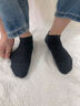 京东京造【10A抑菌袜】新疆棉四季秋冬吸汗休闲袜透气简约黑5双 实拍图