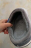 大嘴猴（paul frank）棉拖鞋男士秋冬季室内家居拖鞋毛绒保暖厚底棉鞋男款深灰290PF607 实拍图