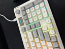 狼途（Langtu）L98奶油骑士98键 有线静音键盘 Gasket结构 RGB灯效 人体工学 实拍图