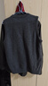 京东京造100%山羊绒毛衣男士羊毛衫冬季高端羊绒衫针织衫马甲碳灰S 实拍图